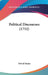 Political Discourses (1752) by David Hume