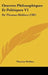 Oeuvres Philosophiques Et Politiques V1: De Thomas Hobbes (1787) by Thomas Hobbes