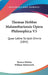 Thomae Hobbes Malmesburiensis Opera Philosophica V5: Quae Latine Scripsit Omnia (1845) by Thomas Hobbes, William Molesworth