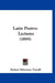 Latin Poetry: Lectures (1895) by Robert Yelverton Tyrrell