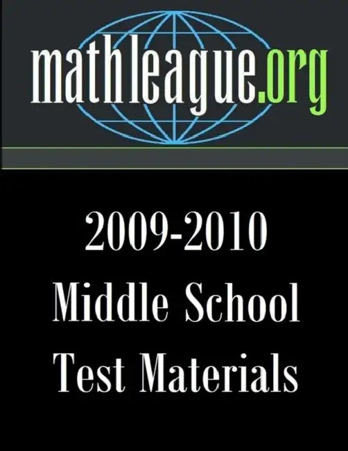 Middle School Test Materials 2009-2010 by Tim Sanders