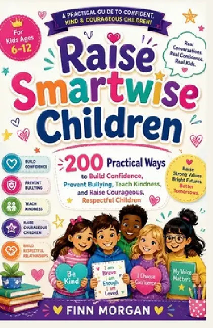 Raise Smartwise Children: 200 Practical Ways to Build Confidence, Prevent Bullying, Teach Kindness, and Raise Courageous, Respectful Children by Finn Morgan