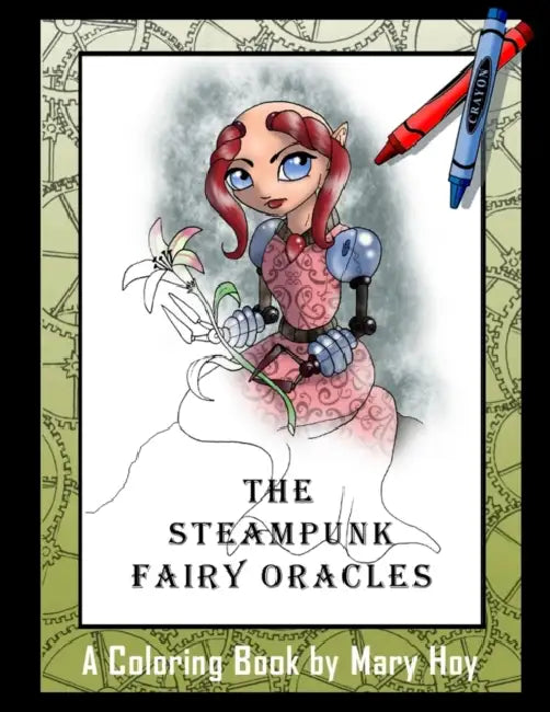 Steampunk Fairy Coloring Book by Mary Hoy