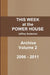 THIS WEEK at the POWER HOUSE Archive Volume 2 by Jeffrey Anderson