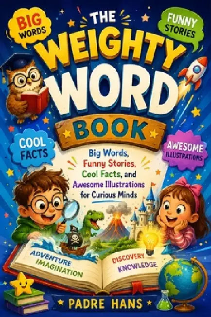 The Weighty Word Book: Big Words, Funny Stories, Cool Facts, and Awesome Illustrations for Curious Minds by Padre Hans