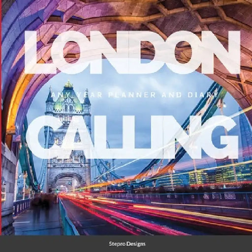 London Calling: Any Year Planner and Diary by Setpro Designs