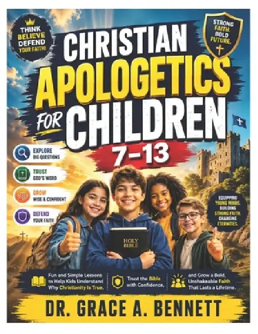 Christian Apologetics for Children 7-13: Fun and Simple Lessons to Help Kids Understand Why Christianity Is True, Trust the Bible with Confidence, and by Grace A. Bennett