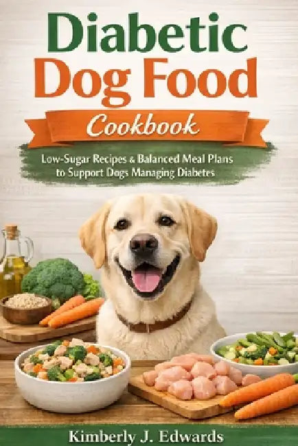 Diabetic Dog Food Cookbook: Low-Sugar Recipes & Balanced Meal Plans to Support Dogs Managing Diabetes by Kimberly J. Edwards