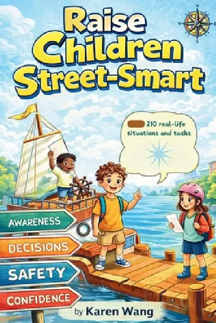 Raise Children Street-Smart: 210 Practical, Real-Life Lessons to Build Confident, Aware, and Independent Kids with Strong Thinking and Decision-Making by Karen Wang