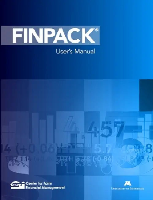 FINPACK User's Manual by Center For F. University of Minnesota