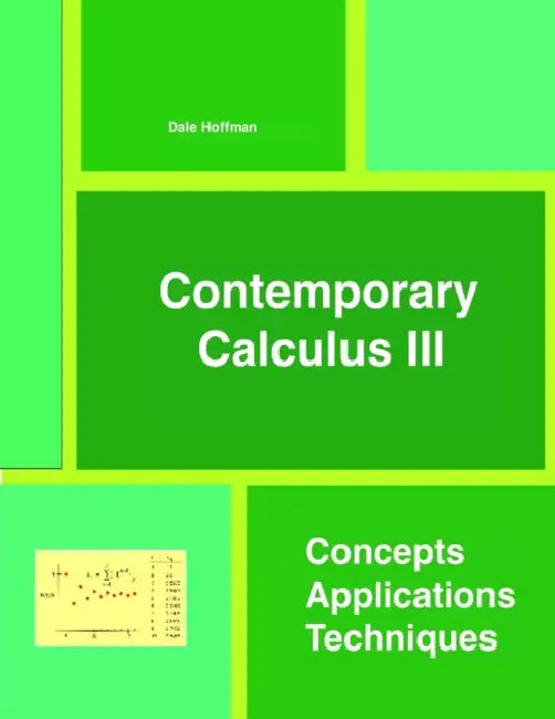 Contemporary Calculus III by Dale Hoffman