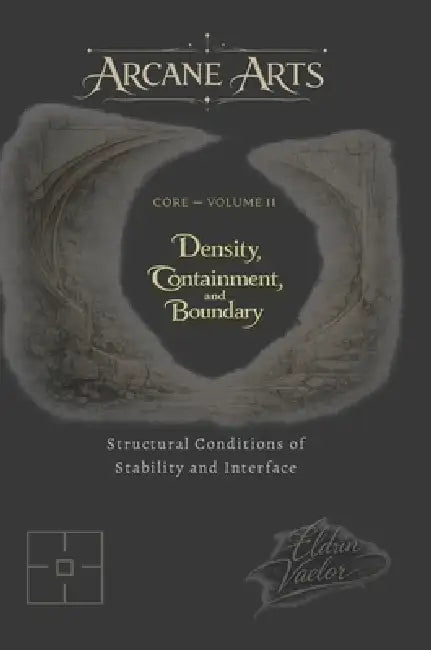 Arcane Arts: Core - Volume II / Density, Containment, and Boundary: Structural Conditions of Stability and Interface by Eldrin Vaelor