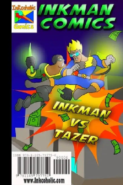 InkMan comics by Brandon Hill