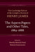 The Aspern Papers and Other Tales, 1884-1888 by Henry James, Rosella Mamoli Zorzi, Simone Francescato