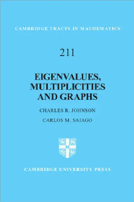 Eigenvalues, Multiplicities and Graphs by Charles R. Johnson