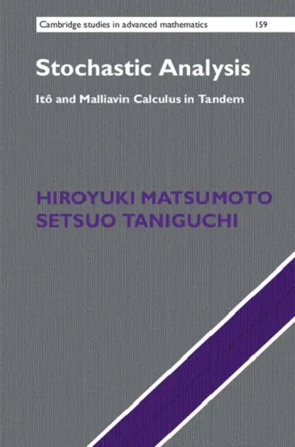 Stochastic Analysis: Itô and Malliavin Calculus in Tandem by Hiroyuki Matsumoto, Setsuo Taniguchi
