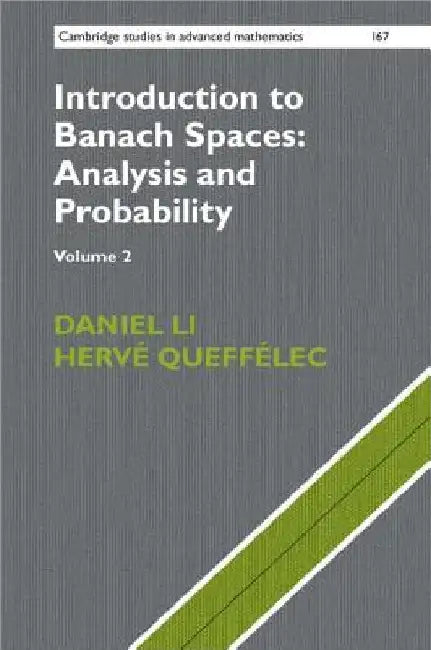 Introduction to Banach Spaces: Analysis and Probability by Daniel Li