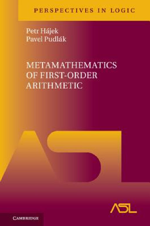 Metamathematics of First-Order Arithmetic by Petr Hájek, Pavel Pudlák