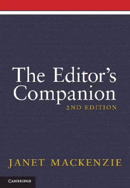The Editor's Companion by Janet MacKenzie