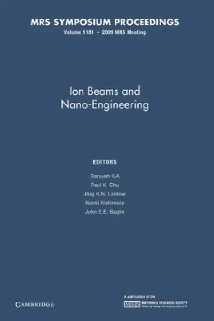 Ion Beams and Nano-Engineering: Volume 1181 by Daryush Ila, Paul K. Chu, Jorg K. N. Lindner