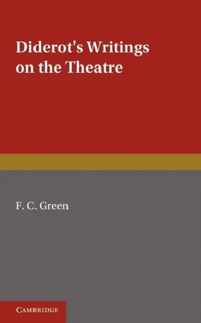 Diderot's Writings on the Theatre by F. C. Green