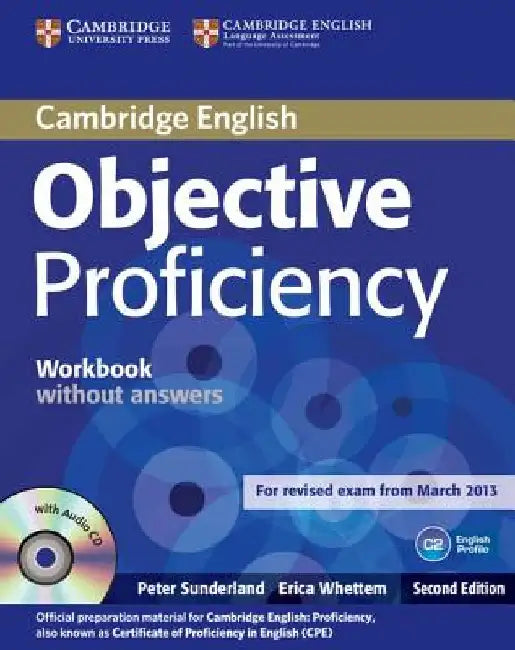 Objective Proficiency Workbook Without Answers with Audio CD by Peter Sunderland