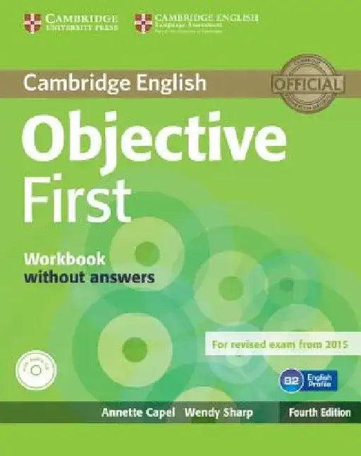 Objective First Workbook Without Answers with Audio CD by Annette Capel