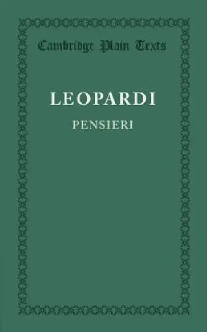 Pensieri by Giacomo Leopardi