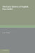 The Early History of English Poor Relief by E. M. Leonard