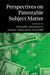 Perspectives on Patentable Subject Matter by Michael B. Abramowicz, James E. Daily, F. Scott Kieff