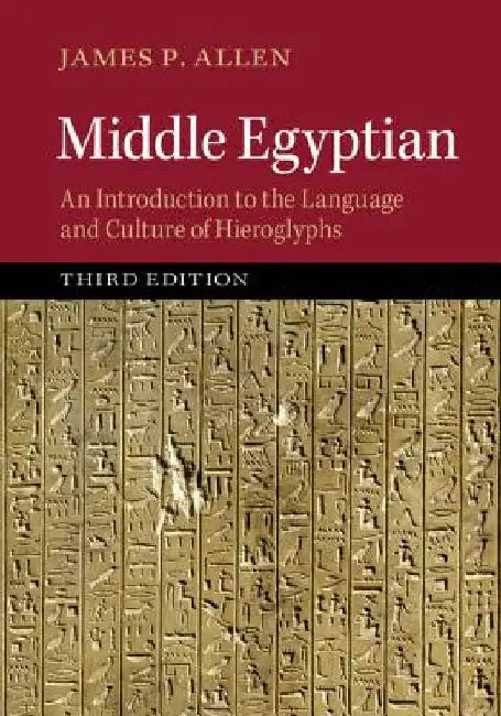 Middle Egyptian: An Introduction to the Language and Culture of Hieroglyphs by James P. (Brown University, Rhode Island) Allen
