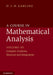 A Course in Mathematical Analysis by D. J. H. Garling