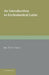 An Introduction to Ecclesiastical Latin by H. P. V. Nunn