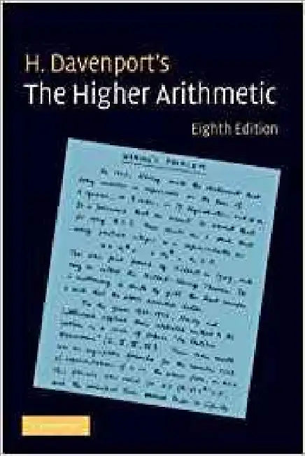 Higher Arithmetic by James H Davenport