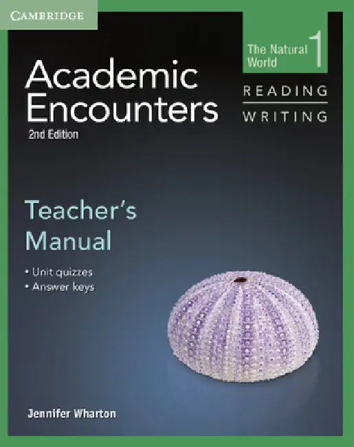 Academic Encounters Level 1 Teacher's Manual Reading and Writing by Jennifer Wharton, Bernard Seal