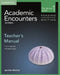 Academic Encounters Level 1 Teacher's Manual Reading and Writing by Jennifer Wharton, Bernard Seal
