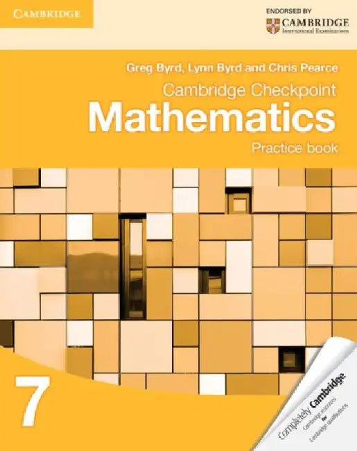 Cambridge Checkpoint Mathematics Practice Book 7 