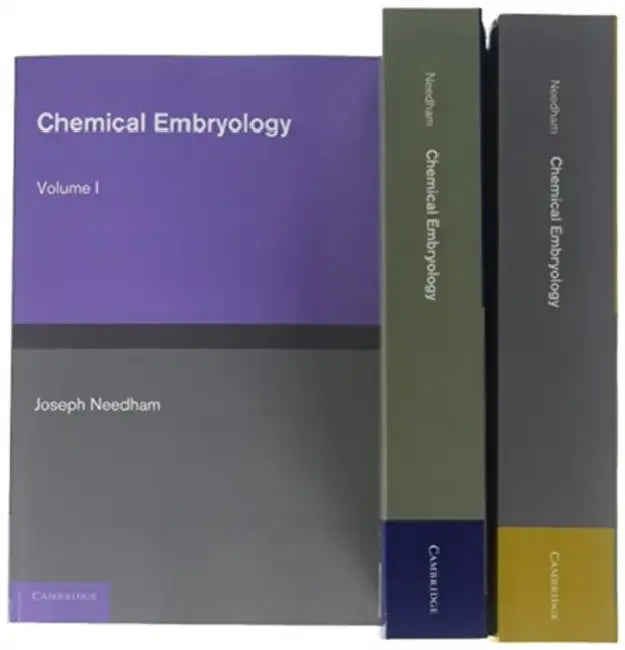 Chemical Embryology 3 Volume Set by Joseph Needham