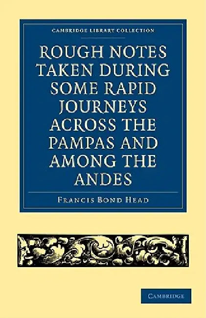 Rough Notes Taken During Some Rapid Journeys Across the Pampas and Among the Andes by Francis Bond Head