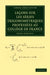 Lecons Sur Les Series Trigonometriques Professees Au College de France by Henri Lebesgue
