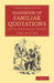 Handbook of Familiar Quotations: Chiefly from English Authors by I R P