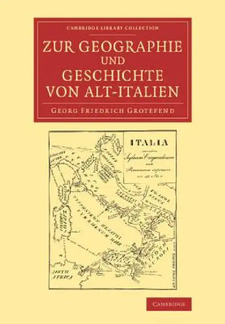 Zur Geographie und Geschichte von Alt-Italien by Georg Friedrich Grotefend