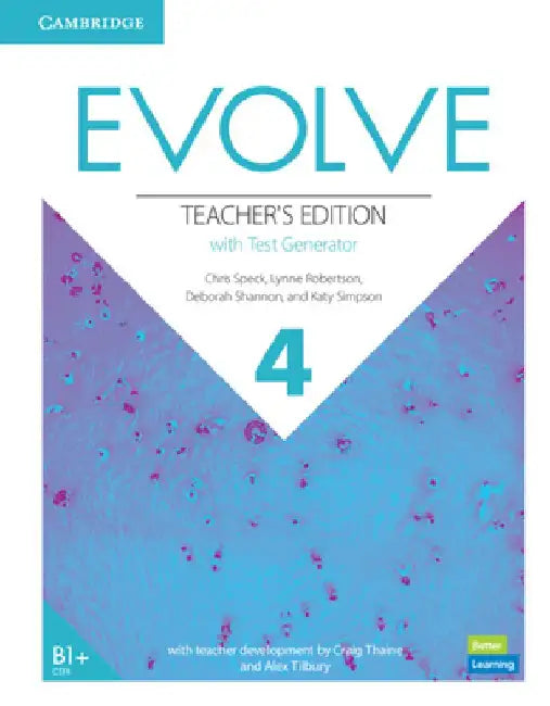Evolve Level 4 Teacher's Edition with Test Generator by Chris Speck