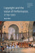 Copyright and the Value of Performance, 1770-1911 by Derek Miller