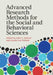 Advanced Research Methods for the Social and Behavioral Sciences by John E. Edlund