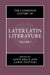 The Cambridge History of Later Latin Literature: Volume 1 by Gavin Kelly, Aaron Pelttari