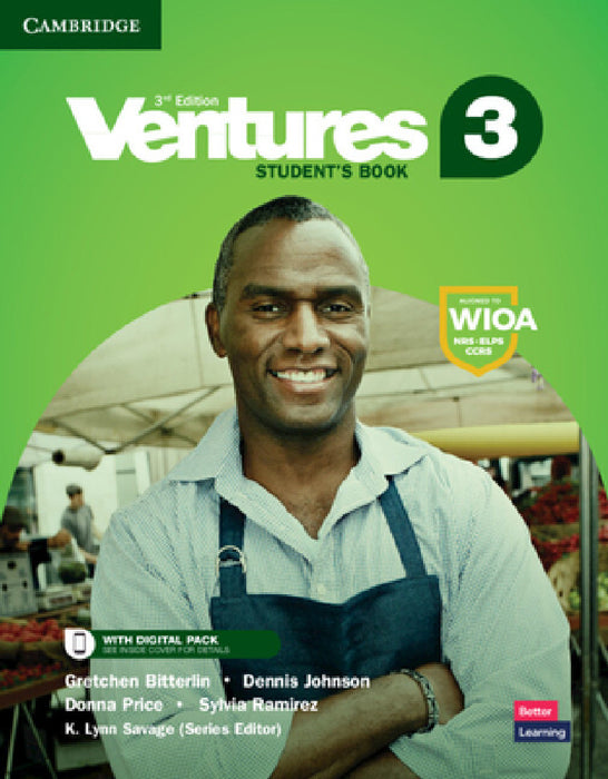 Ventures Level 3 Digital Value Pack by Gretchen Bitterlin, Dennis Johnson, Donna Price