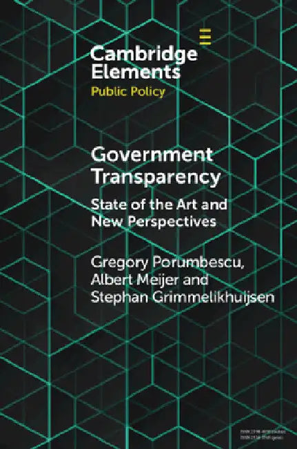 Government Transparency by Gregory Porumbescu