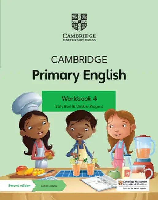 Cambridge Primary English Workbook 4 with Digital Access (1 Year) by Sally Burt