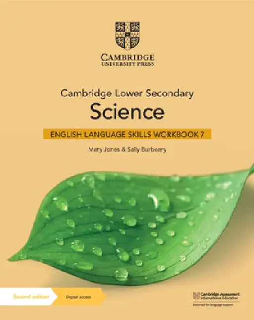 Cambridge Lower Secondary Science English Language Skills Workbook 7 with Digital Access (1 Year) by Mary Jones